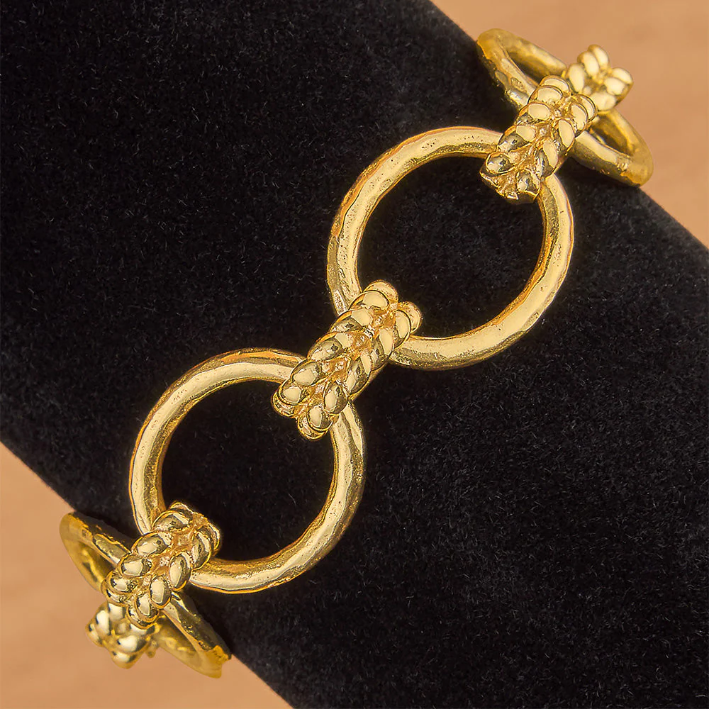 Capucine De Wulf Cleopatra Gold Link Chain Bracelets - Image 6
