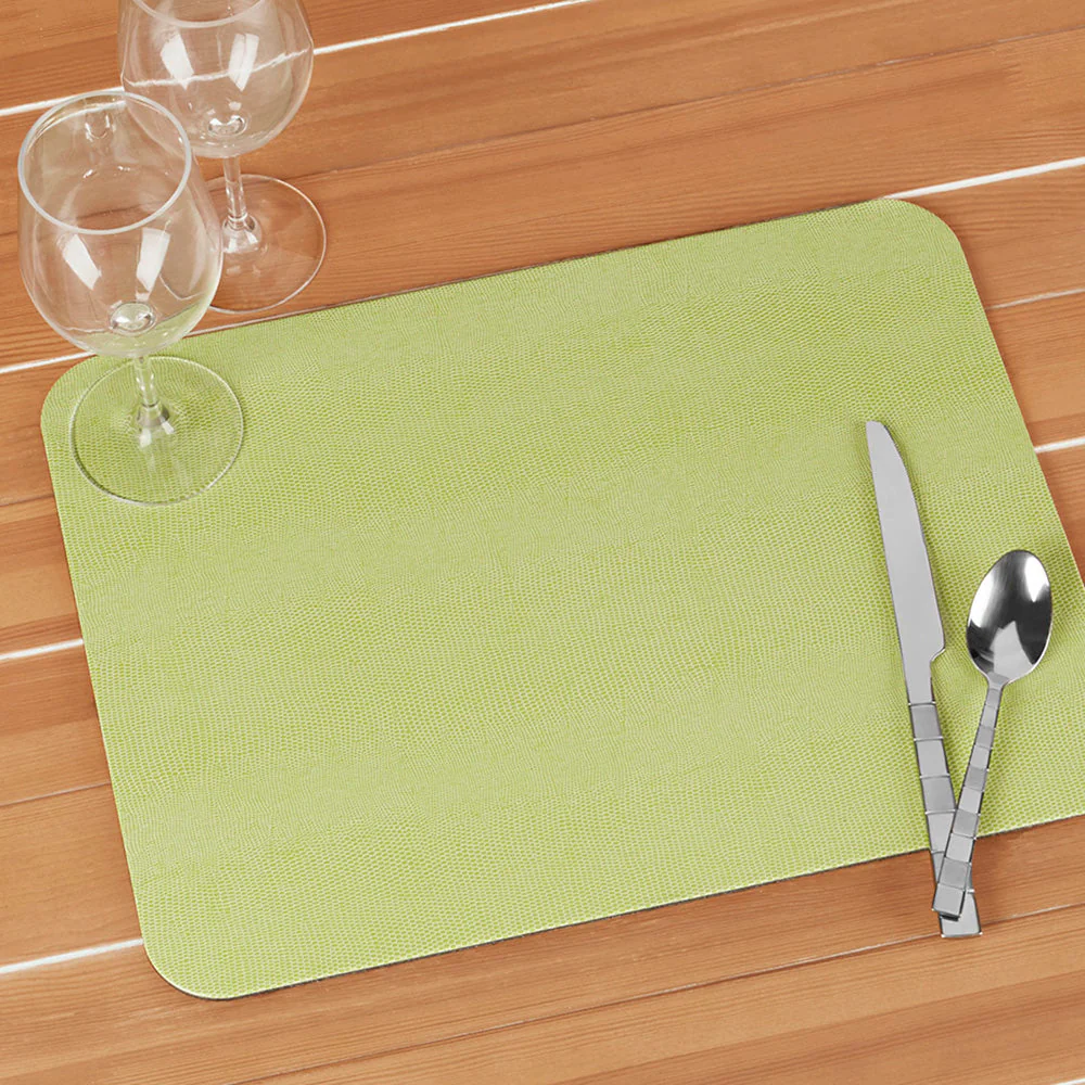 Caspari Lizard Felt-Backed Placemat - Image 3