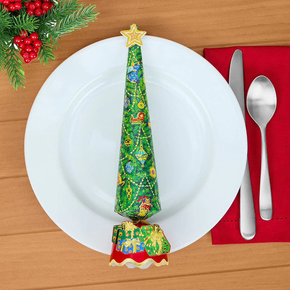 Caspari Party Crackers, Christmas Tree - Image 2