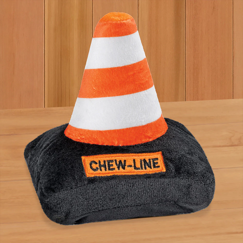 Chew-Line Construction Safety Cone Dog Toy - Image 2