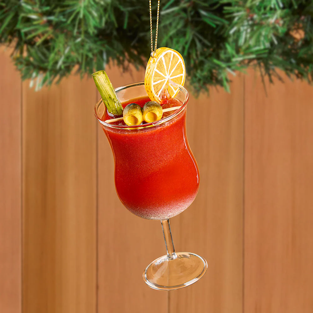 Cody Foster Glass Ornament, Bloody Mary