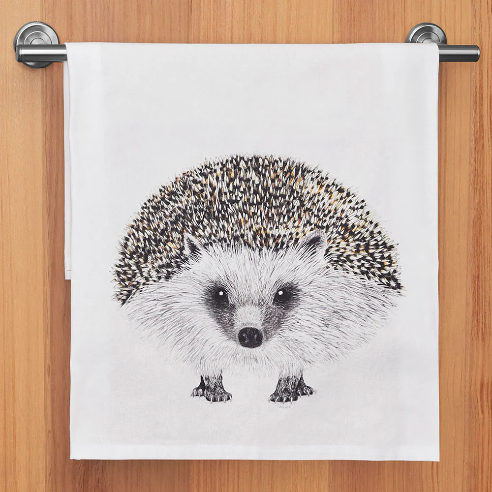 Henry Hedgehog Tea Towel
