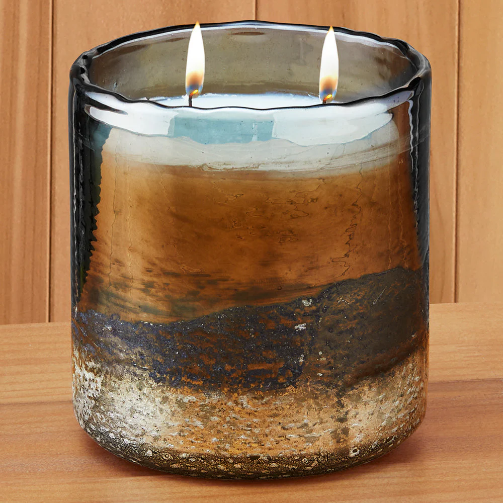 Himalayan Trading Post Handblown Glass Horizon Candle - Image 4