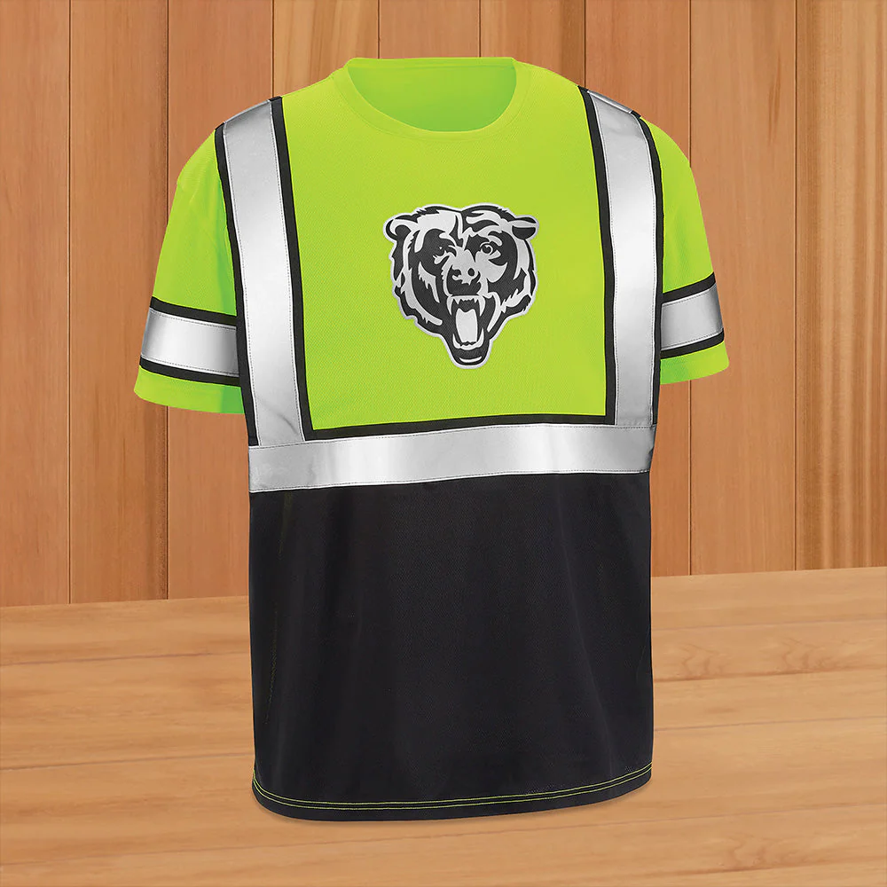 Hi-Vis NFL T-Shirt, Chicago Bears