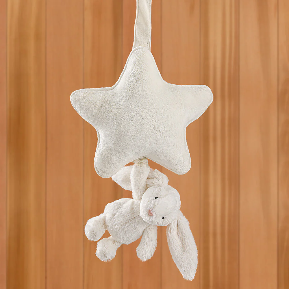Jellycat Bashful Bunny Plush Musical Pull Toy