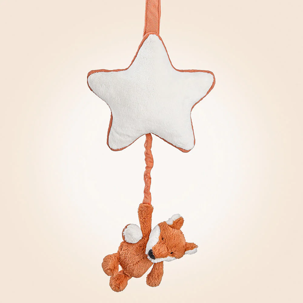 Jellycat Bashful Fox Cub Plush Musical Pull Toy - Image 2