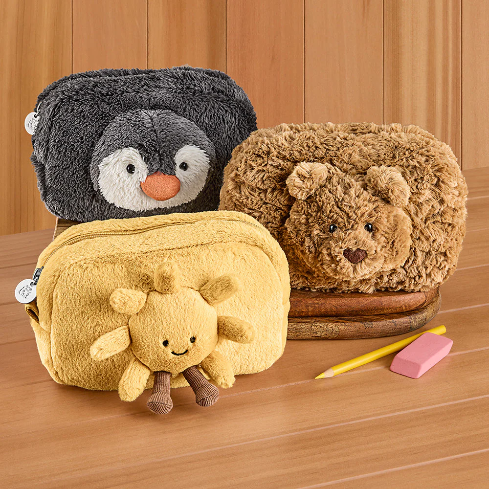 Jellycat Stuffed Animal Plush Pouch, Bartholomew Bear - Image 3