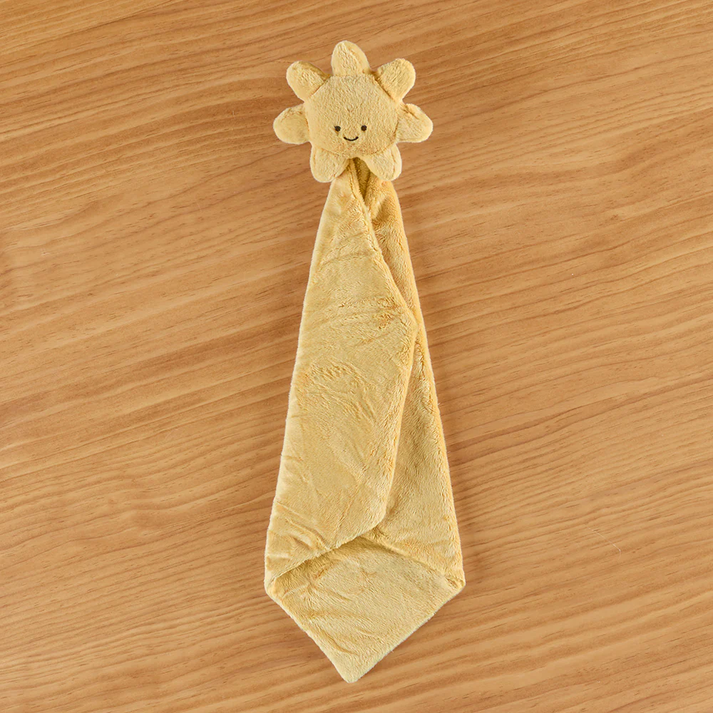 Jellycat Stuffed Animal Plush Soother Baby Blanket, Amuseables Sun - Image 3