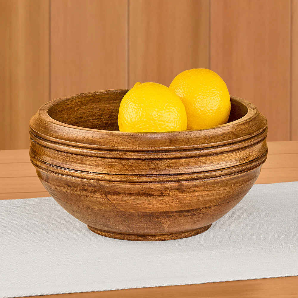 Juliska Bilbao Wooden Serving Bowl - Image 2
