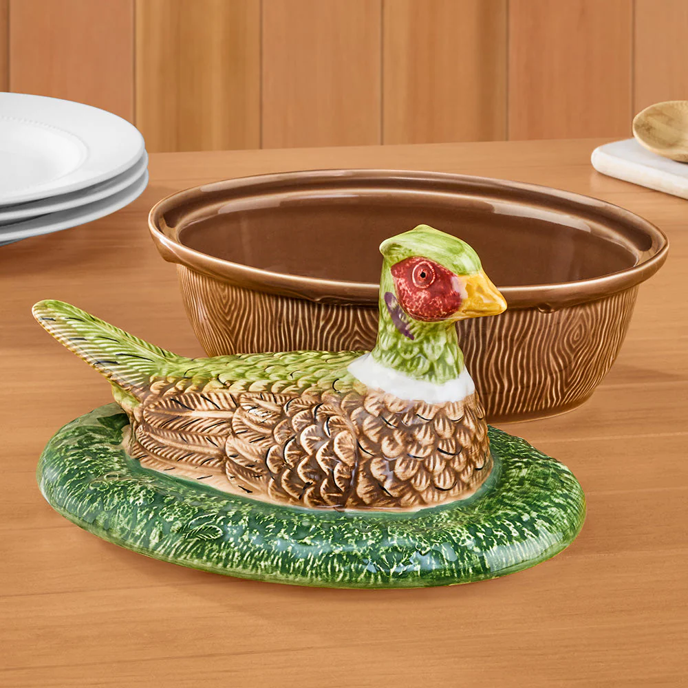 Juliska Forest Walk Pheasant-Lid 2-Quart Baker - Image 3