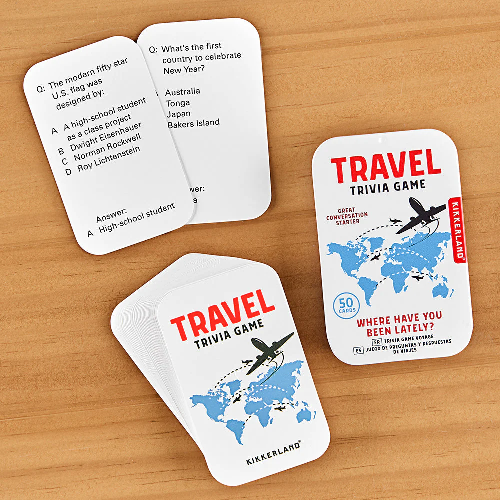 Kikkerland Travel Trivia Game - Image 2