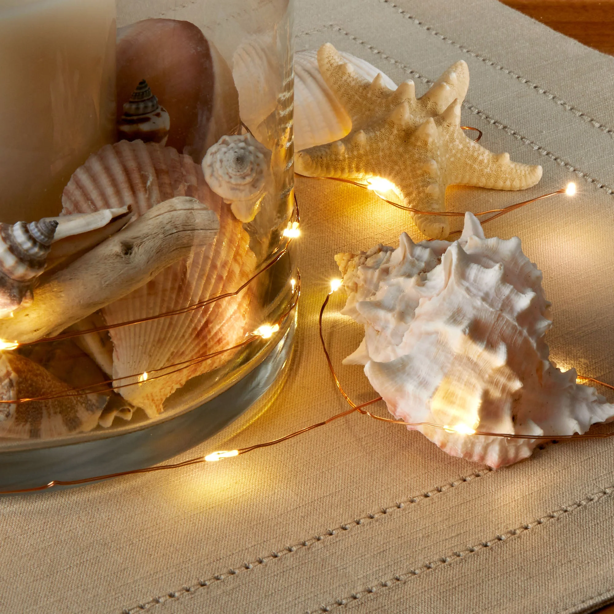 Kikkerland White LED Lights on Copper Wire - Image 3