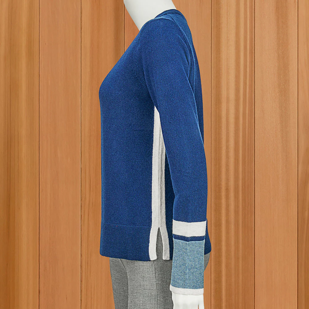 Kinross Lightweight Colorplay Sweater - Image 2