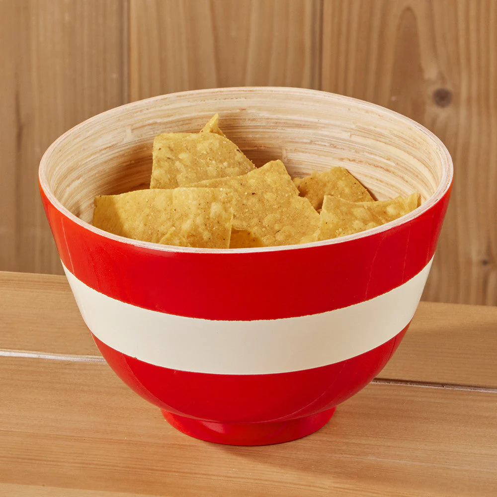 Lacquered Bamboo 6" Cereal Bowl - Image 3
