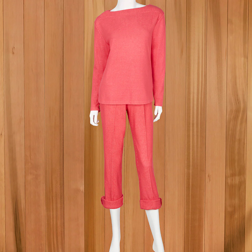Lulu-B Textured Roll-Up Capris - Image 3