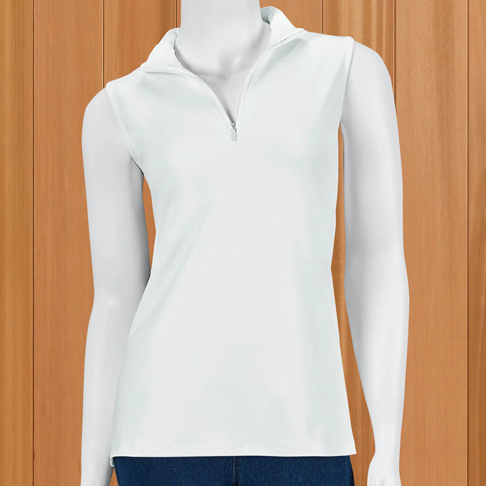 LuLu-B Women's Sun Protection Zip Tank Top - Image 3
