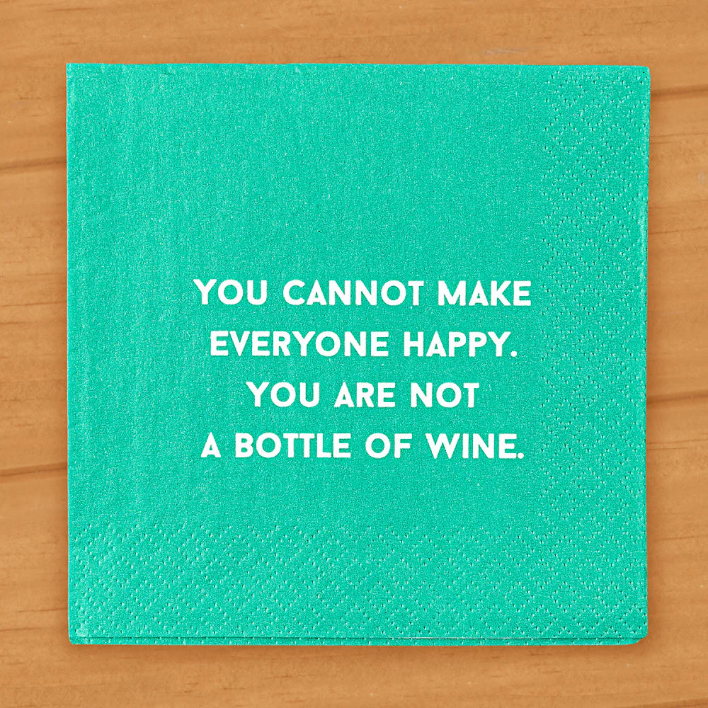 Mary Phillips Designs Paper Napkins, Bottle Of Wine