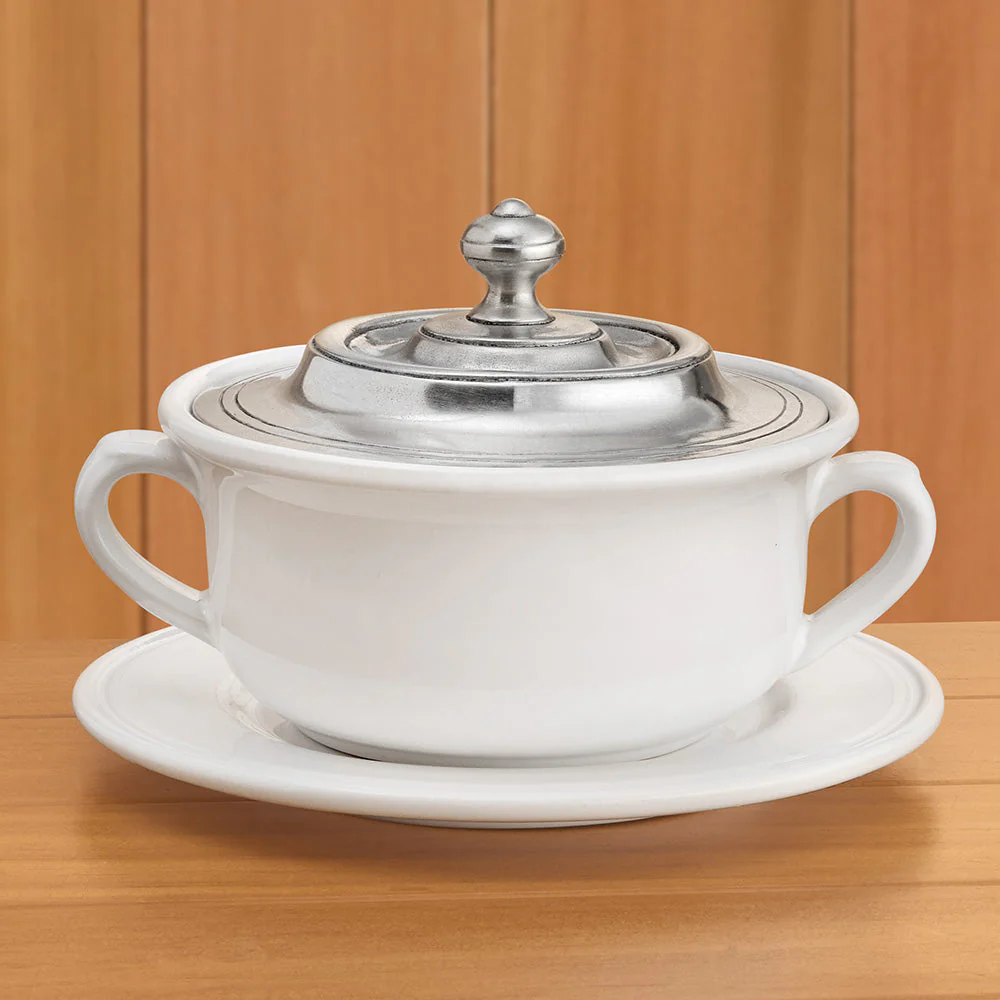 MATCH Convivio Covered Soup Bowl and Plate Set