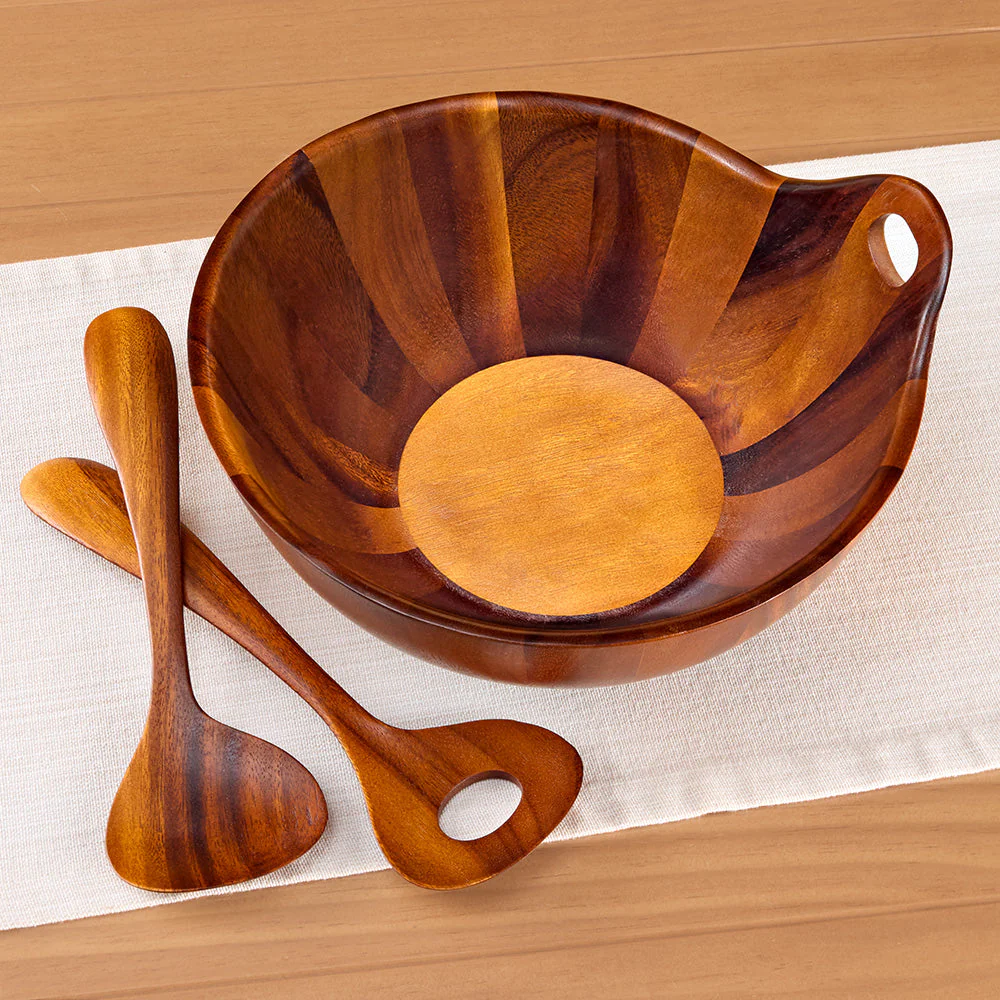 Nambé Portables Salad Bowl and Servers Set - Image 2