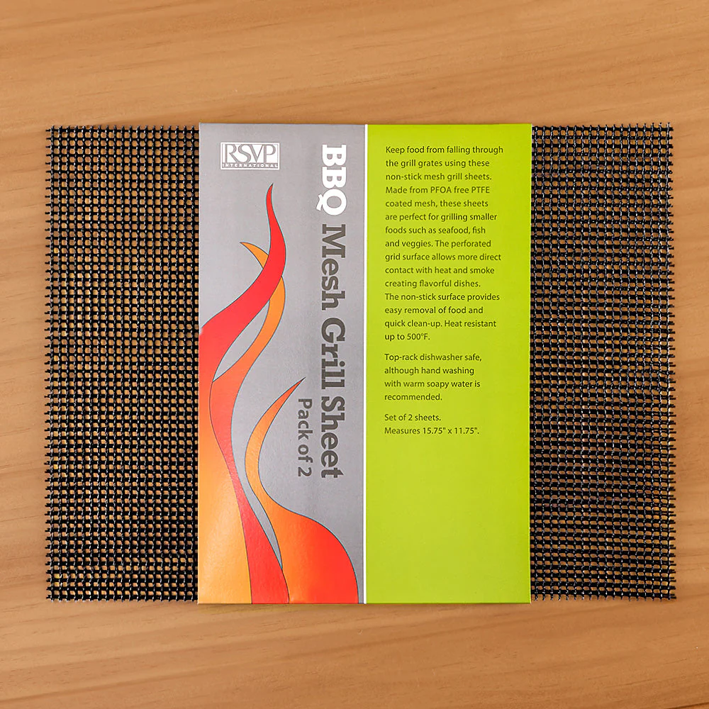 Nonstick Easy-Clean Mesh Grill Sheets, Pack of 2 - Image 2
