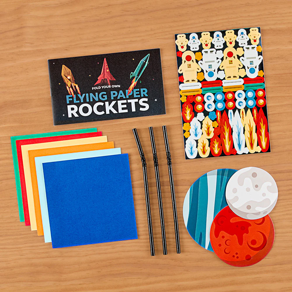 Pikkii Flying Paper Rockets Activity Kit - Image 2