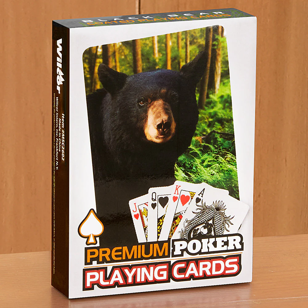 Poker Playing Cards, Black Bear - Image 2