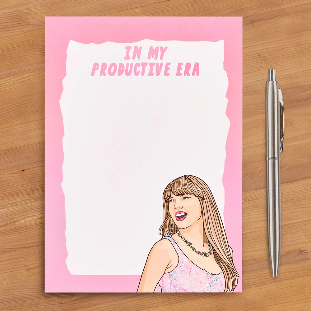 Pop Cult Paper Notepad, Taylor Swift "Productive Era"
