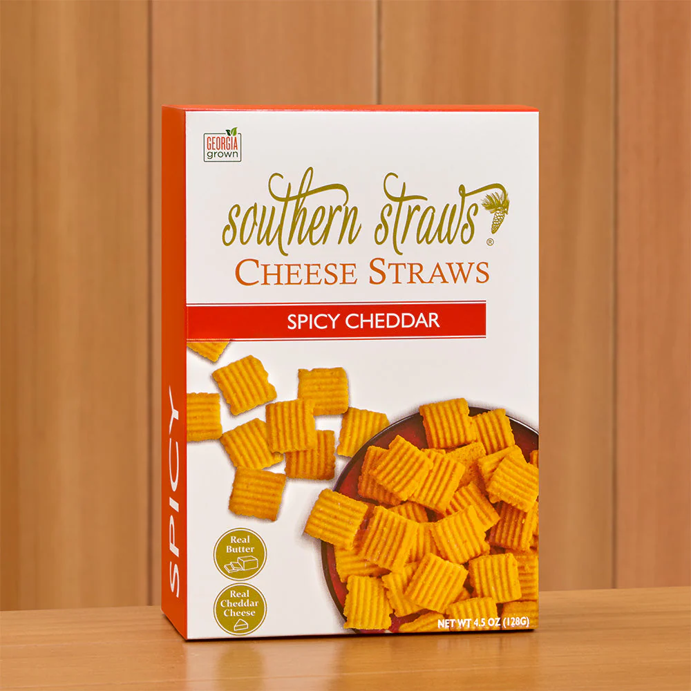 Southern Straws Cheese Straws, Spicy Cheddar