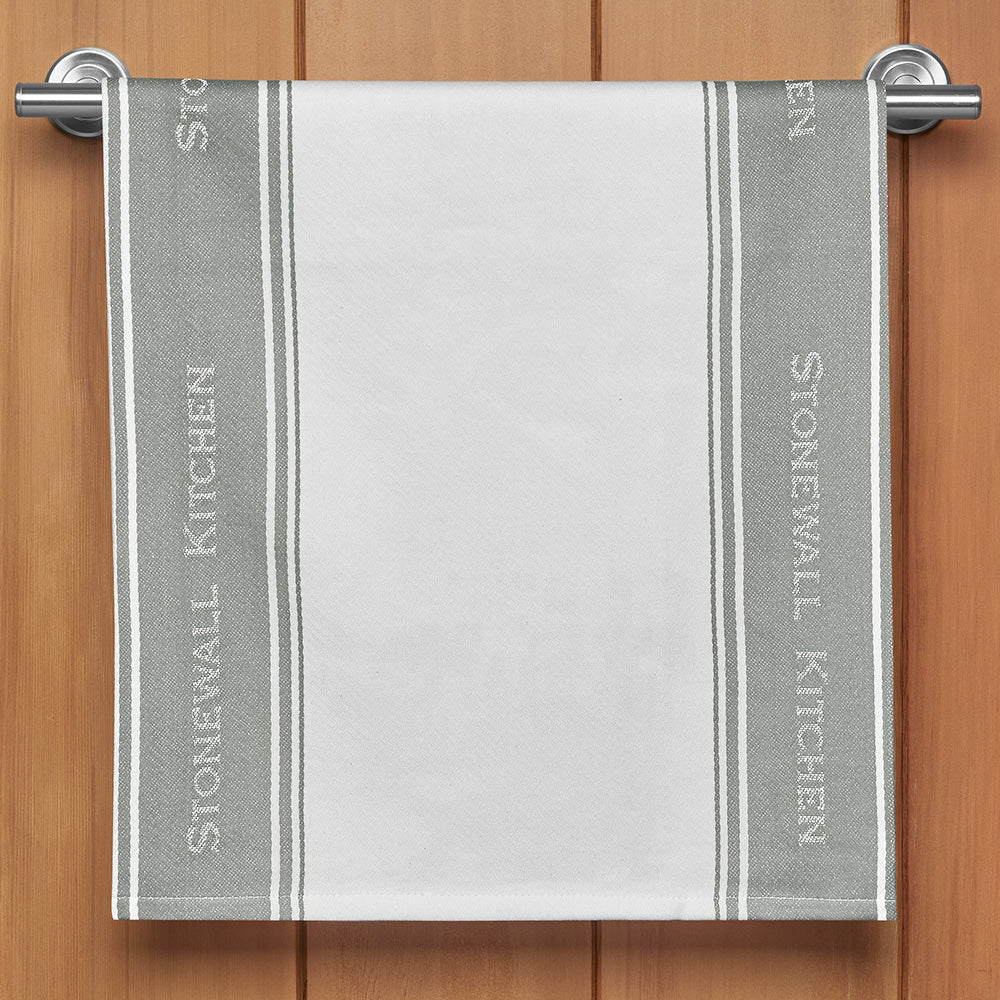 Stonewall Kitchen Cotton Towel, Striped Jacquard - Image 4