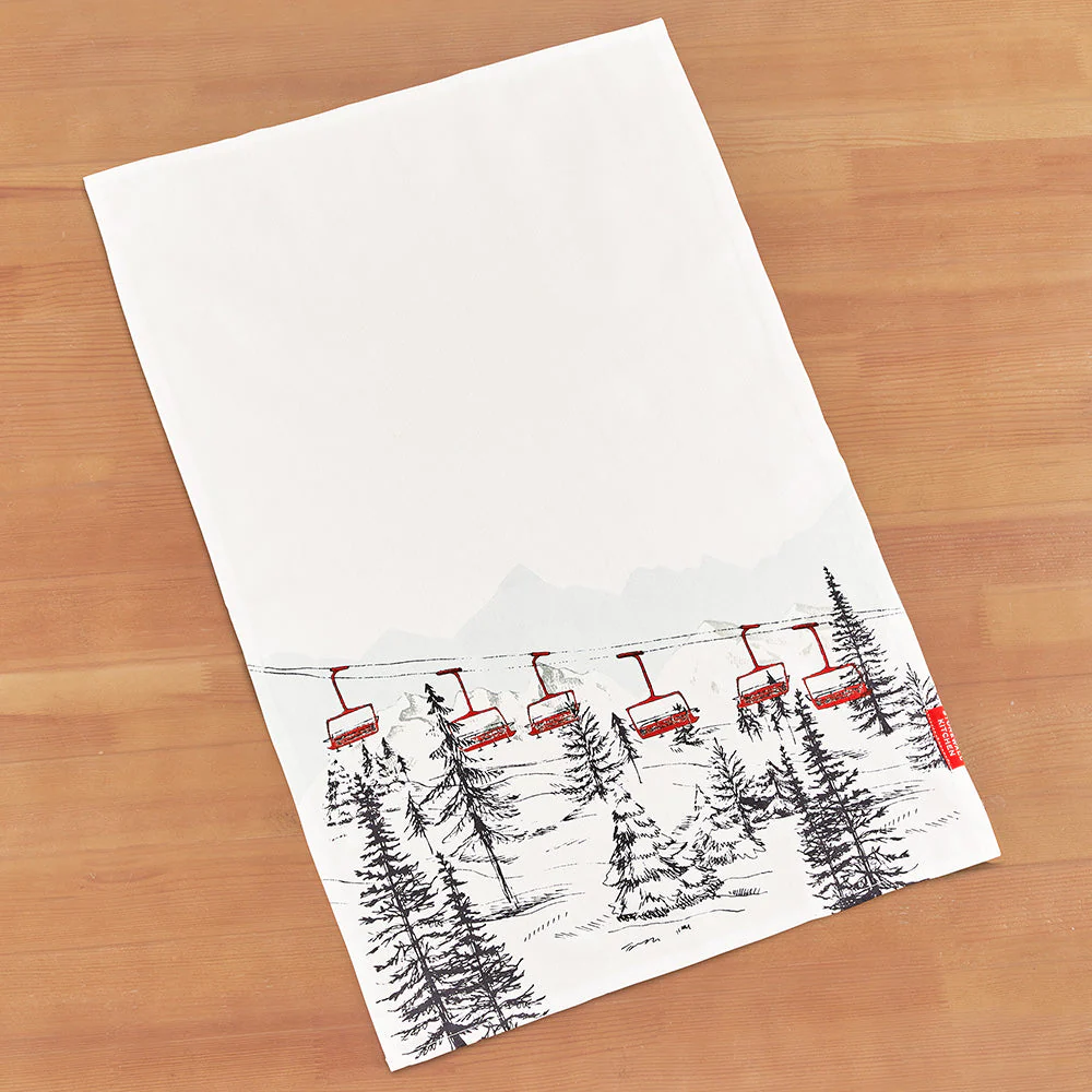 Stonewall Kitchen Tea Towel, Ski Lift - Image 2