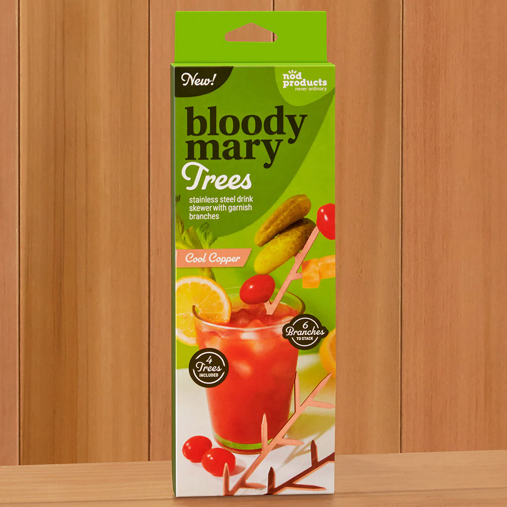 The Bloody Mary Tree Garnish Pick & Holder, Set of 4 - Image 3