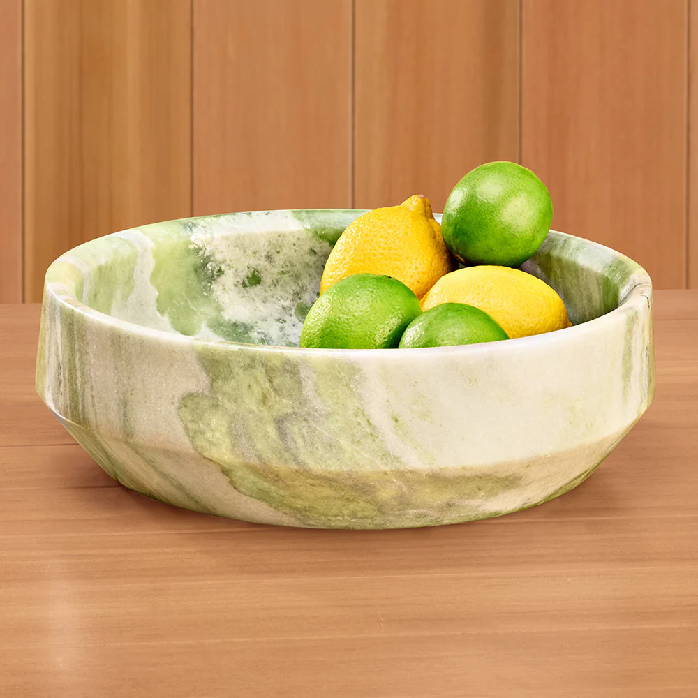 Zodax Dalton Green Onyx Marble Bowl