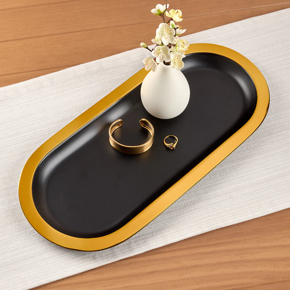 Zodax Marzell Stainless Steel Serving Tray - Image 2