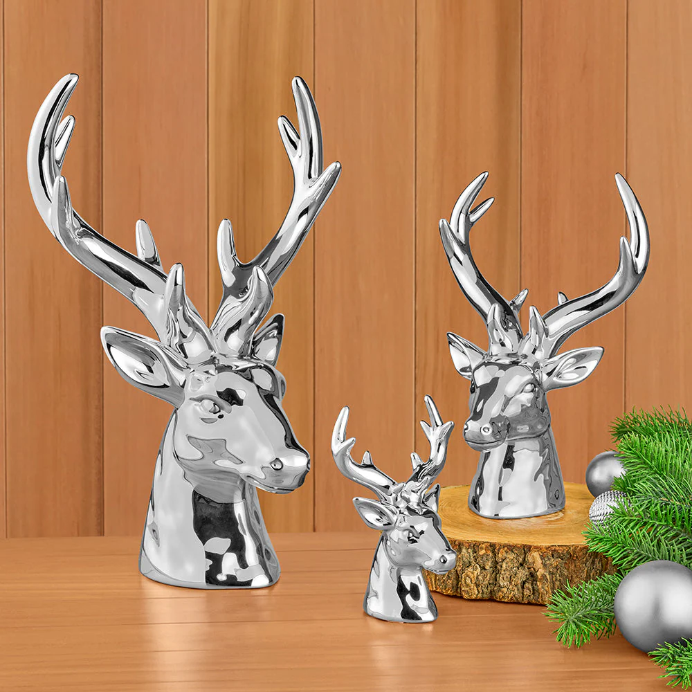 Zodax Rocky Mountain Ceramic Reindeer Stag Bust - Image 4