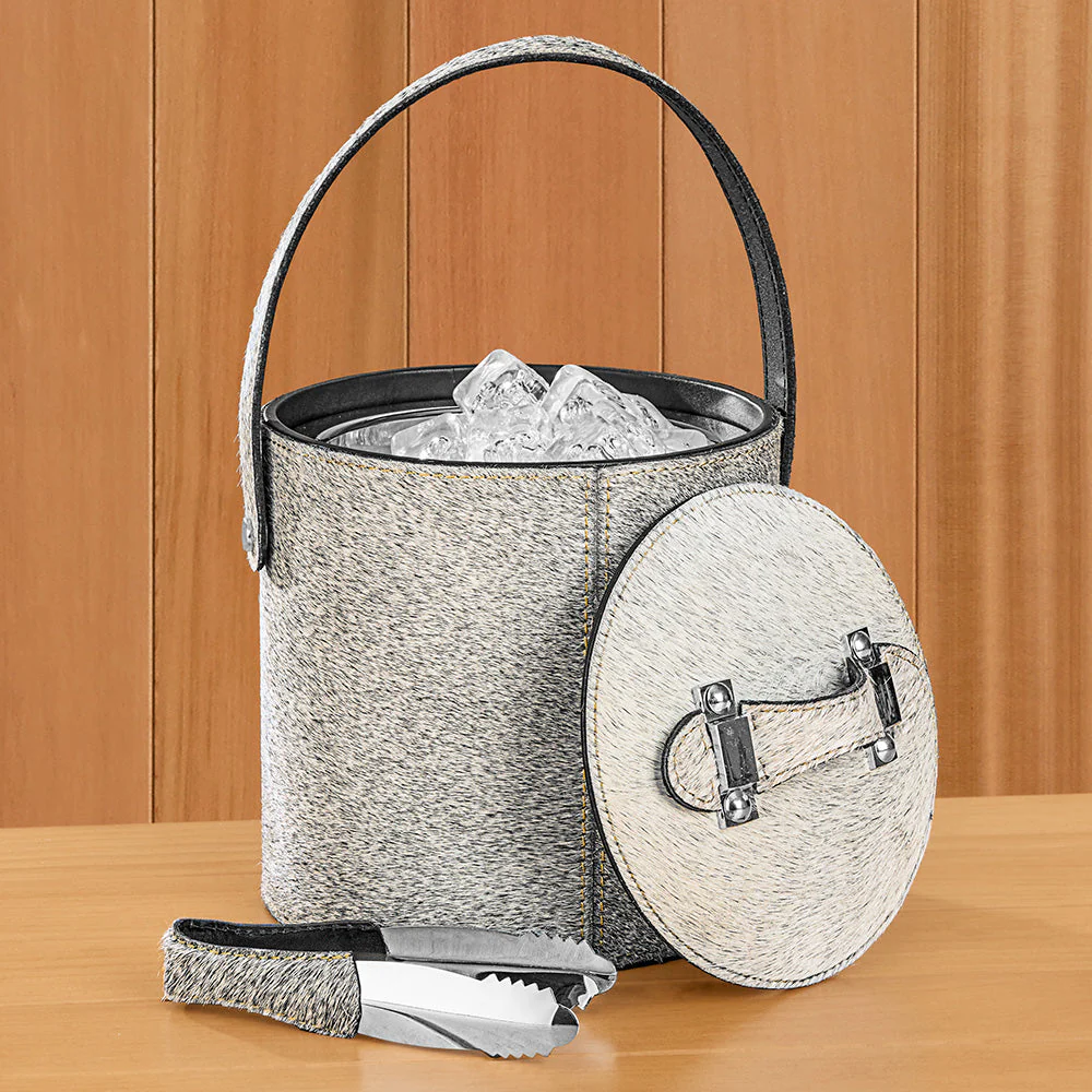 Zodax St. Moritz Hair-On-Hide Ice Bucket - Image 2